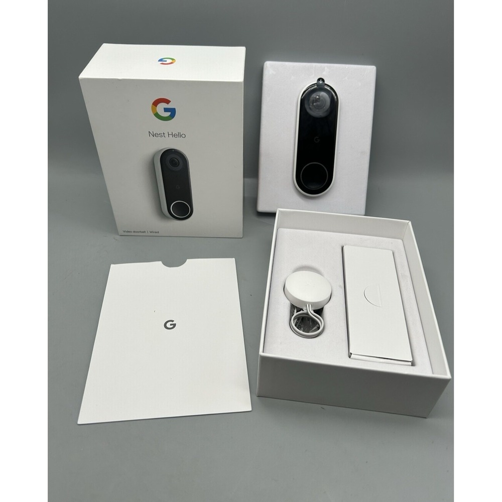 Google Nest Hello Smart WIRED Video Doorbell (NC5100US)